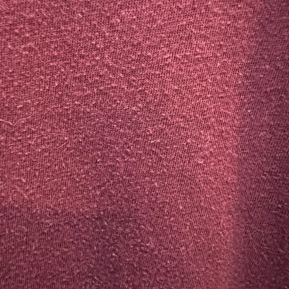 PINK by Victoria’s Secret Long Sleeve Tunic Maroon Knit Top - Picture 4 of 4